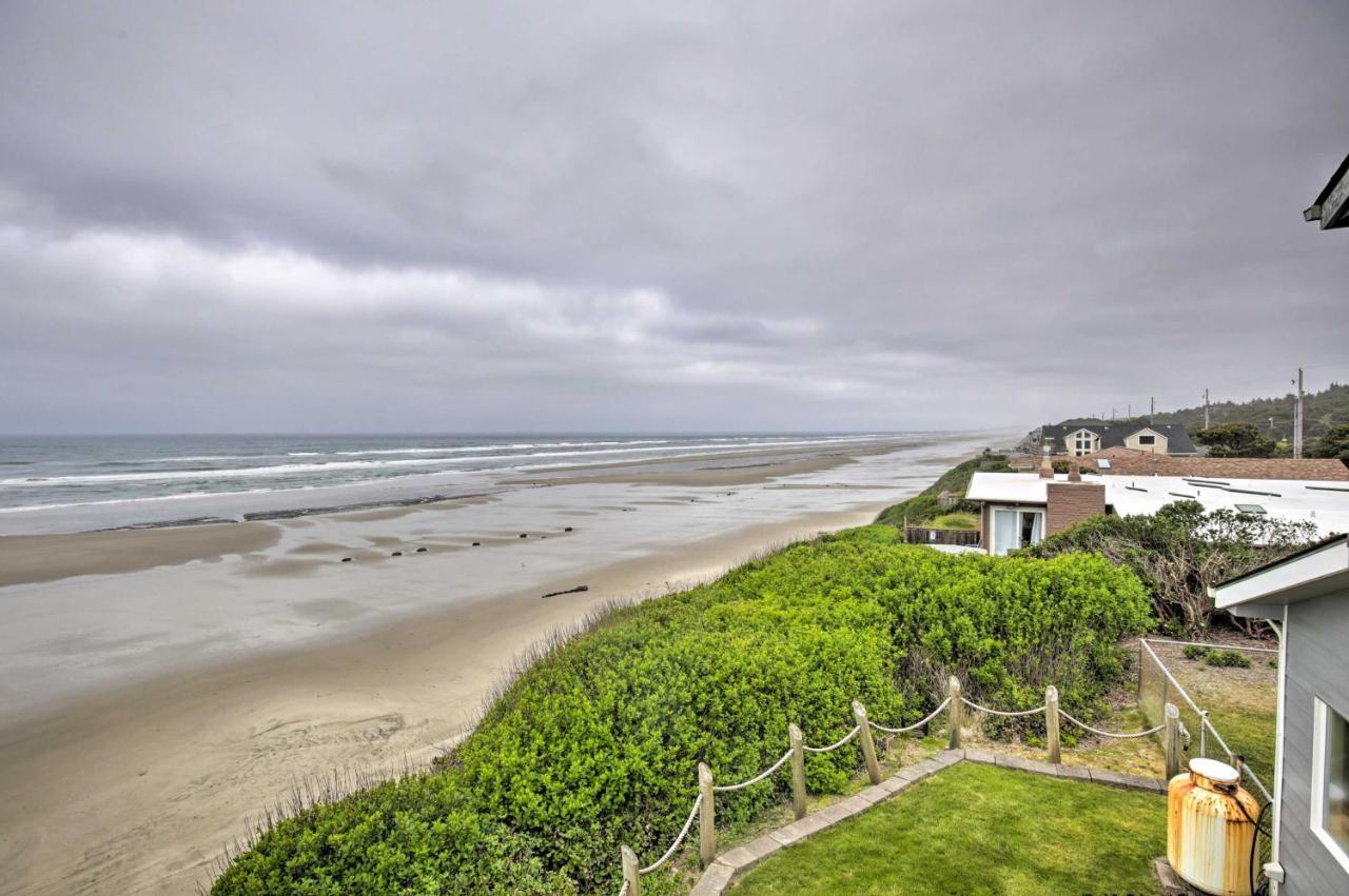 Oceanfront South Beach Home With Hot Tub And Sauna Newport Bagian luar foto